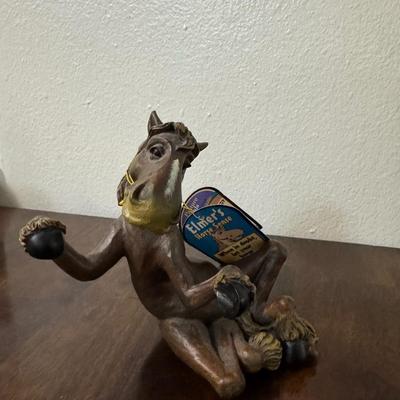 Elmer’s Horse sense. With two plastic horses.