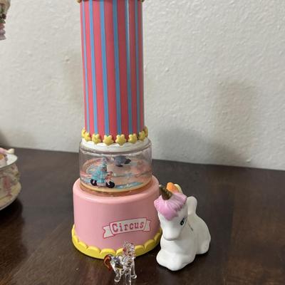 Vintage kaleidoscope. Musical carousel and misc.
