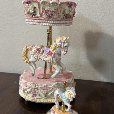 Vintage kaleidoscope. Musical carousel and misc.