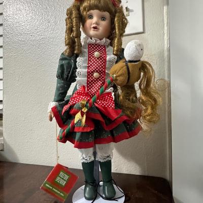 Vintage porcelain dolls.