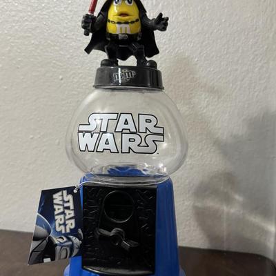 Star Wars M&M’s candy dispensers.