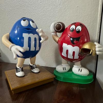 M&M’s Candy dispensers.