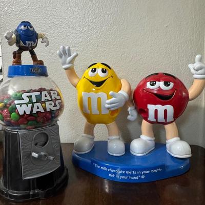 Star Wars M&M’s and candy dispensers.