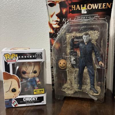 Halloween Michael Myers and POP! Chucky.