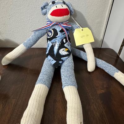 Vintage sock monkeys.