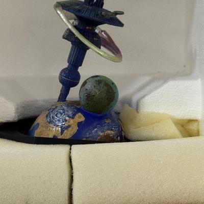 Star Trek sculptures with certificate of authenticity.