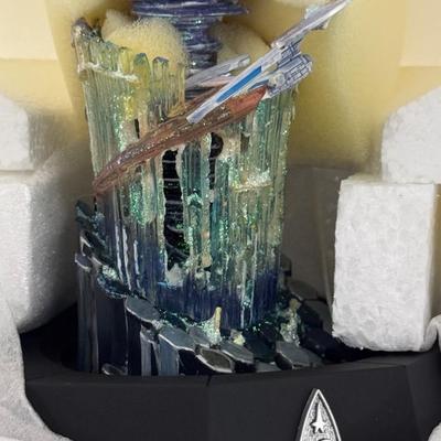 Star Trek sculptures with certificate of authenticity.