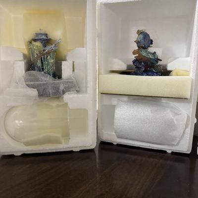 Star Trek sculptures with certificate of authenticity.