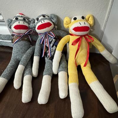 Vintage sock monkeys