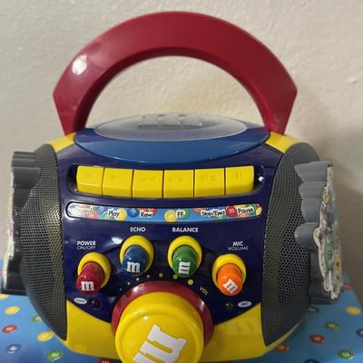 M&Ms karaoke machine it’s not complete