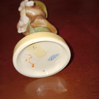 REUGE SWISS MUSIC BOX, A HUMMEL "LOST SHEEP" AND A LEFTON FIGURE
