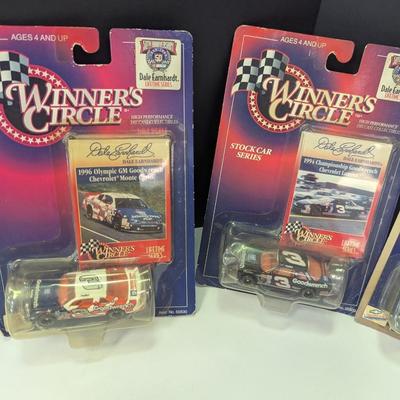 Sale Photo Thumbnail #1152: NASCAR Winner's Circle Dale Earnhardt & Racing Champions Richard Petty  1/64