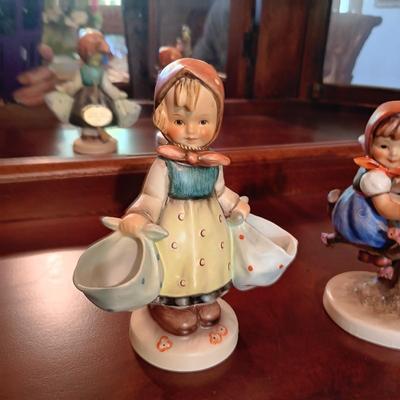"MOTHER'S DARLING" & "APPLE TREE GIRL" HUMMEL FIGURES