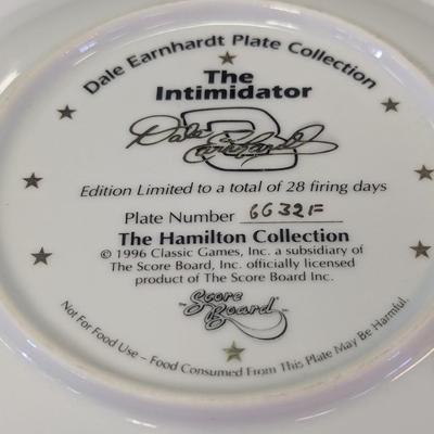 Sale Photo Thumbnail #1278: Dale Earnhardt Collectors Plates The Intimidator LE Winston Cup Champion