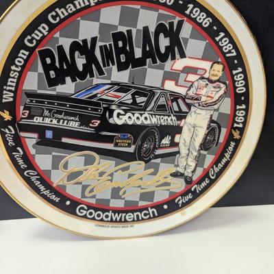 Sale Photo Thumbnail #1276: Dale Earnhardt Collectors Plates The Intimidator LE Winston Cup Champion