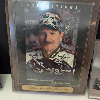 Sale Photo Thumbnail #1286: 2 - Dale Earnhardt Wall Plaques & 8 x 10 Photo