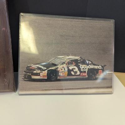 Sale Photo Thumbnail #1287: 2 - Dale Earnhardt Wall Plaques & 8 x 10 Photo