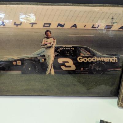 Sale Photo Thumbnail #1296: 2 - Dale Earnhardt Wall Decor & 8 x 10 Photo NASCAR