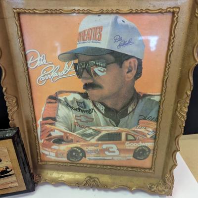 Sale Photo Thumbnail #1299: 2 - Dale Earnhardt Wall Decor & 8 x 10 Photo NASCAR