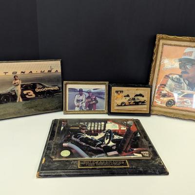 Sale Photo Thumbnail #1295: 2 - Dale Earnhardt Wall Decor & 8 x 10 Photo NASCAR