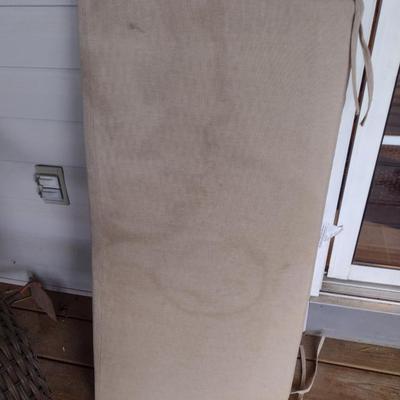 Plastic Wicker Loveseat- Approx 48" Long