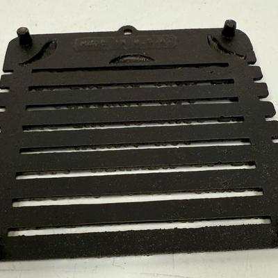 Sale Photo Thumbnail #26: Metal Trivet or wall hanging. The phrase "The kiss of the sun for pardon, The song of the birds for mirth, One is nearer God's heart in a garden Than anywhere else on earth" is a well-known quote from the poem "God's Garden" by Dorothy Frances Gurney. The