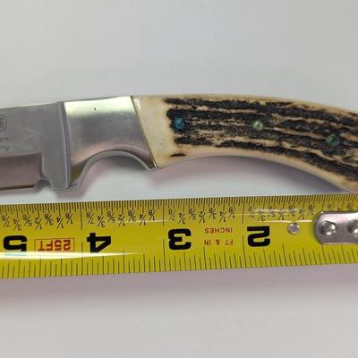Mauser Solingen Germany Fixed Blade Knife With Sheath #1