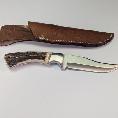 Mauser Solingen Germany Fixed Blade Knife With Sheath #1