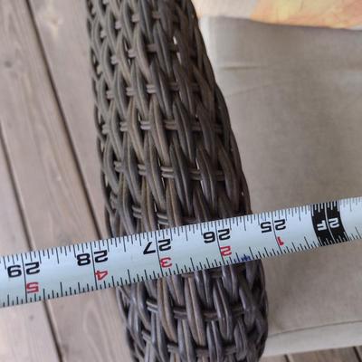 Plastic Wicker Chair (Choice A)