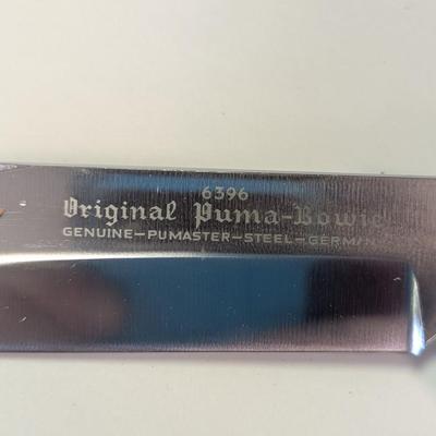 Sale Photo Thumbnail #543: 6396 Original Puma Bowie Knife Genuine Pumaster Steel Germany #2