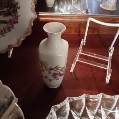 FOSTORIA SERVING DISHES, DECORATIVE PLATES FROM 1927, GERO ZILVIUM SPOONS AND MORE