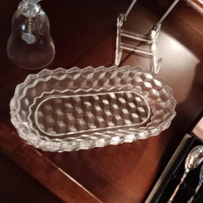 FOSTORIA SERVING DISHES, DECORATIVE PLATES FROM 1927, GERO ZILVIUM SPOONS AND MORE