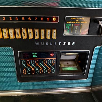Vintage Wurlitzer jukebox.