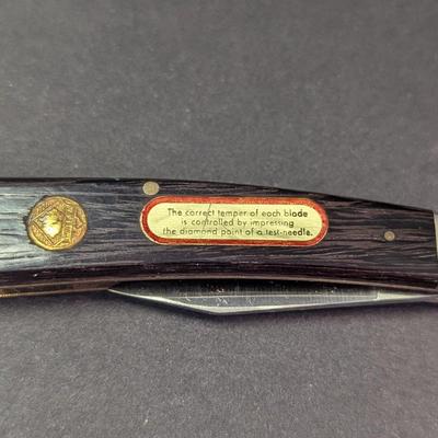 Sale Photo Thumbnail #561: 835 Puma Germany  - Junior New Stainless Super Keen Cutting Steel 2 Blade Pocket Knife #4
