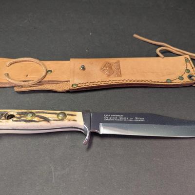 Sale Photo Thumbnail #570: 6396 Handmade Original Puma - Bowie Genuine Pumaster Steel Germany Knife With Sheath #5