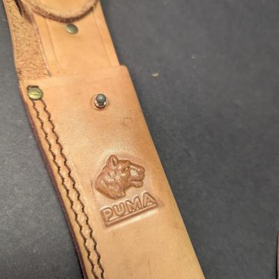 Sale Photo Thumbnail #573: 6396 Handmade Original Puma - Bowie Genuine Pumaster Steel Germany Knife With Sheath #5