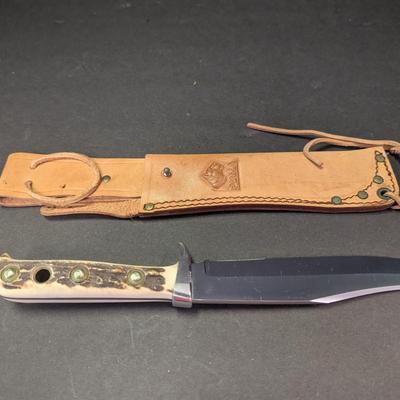 Sale Photo Thumbnail #574: 6396 Handmade Original Puma - Bowie Genuine Pumaster Steel Germany Knife With Sheath #5