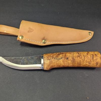 Sale Photo Thumbnail #582: H. Roselli Hunting Knife With Sheath #6