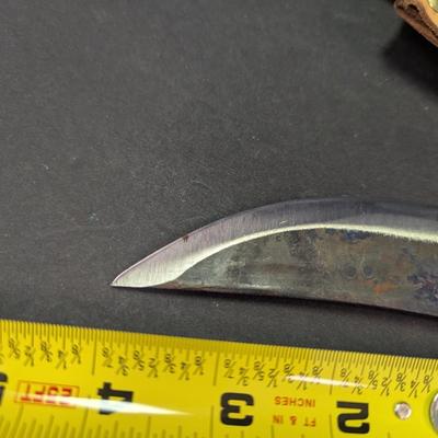 Sale Photo Thumbnail #589: H. Roselli Hunting Knife With Sheath #6