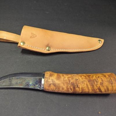 Sale Photo Thumbnail #586: H. Roselli Hunting Knife With Sheath #6