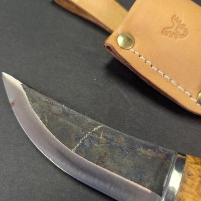 Sale Photo Thumbnail #584: H. Roselli Hunting Knife With Sheath #6