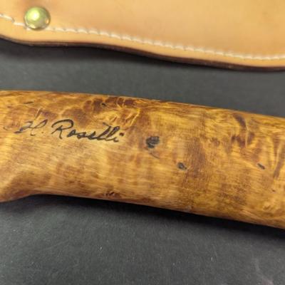Sale Photo Thumbnail #583: H. Roselli Hunting Knife With Sheath #6