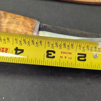 Sale Photo Thumbnail #593: H. Roselli Hunting Knife With Sheath #7