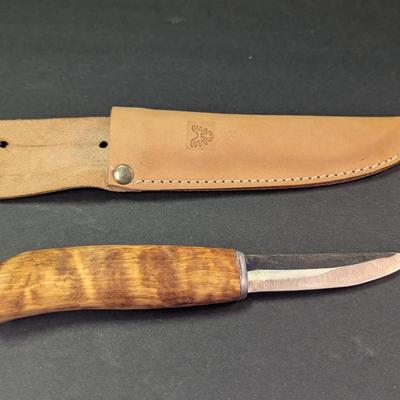 Sale Photo Thumbnail #592: H. Roselli Hunting Knife With Sheath #7