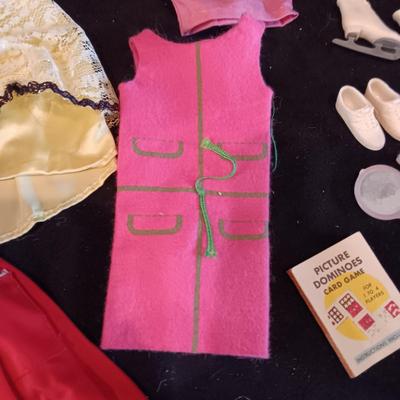 VINTAGE BARBIE DOLL CLOTHES AND EXTRAS