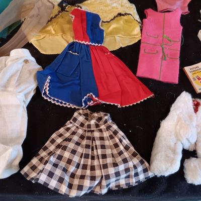 VINTAGE BARBIE DOLL CLOTHES AND EXTRAS