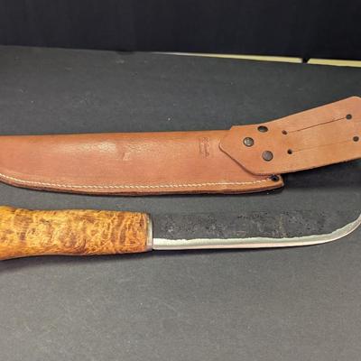 Sale Photo Thumbnail #606: H. Roselli Hunting Knife With Sheath #9