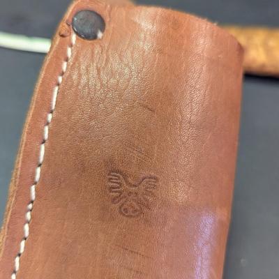 Sale Photo Thumbnail #604: H. Roselli Hunting Knife With Sheath #9