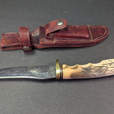 Sale Photo Thumbnail #610: Vintage Schrade USA Uncle Henry Knife 153UH With Sheath Fixed Blade #10