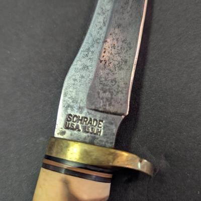 Sale Photo Thumbnail #613: Vintage Schrade USA Uncle Henry Knife 153UH With Sheath Fixed Blade #10